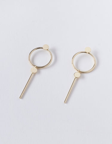 Bow Earrings - Rose Gold