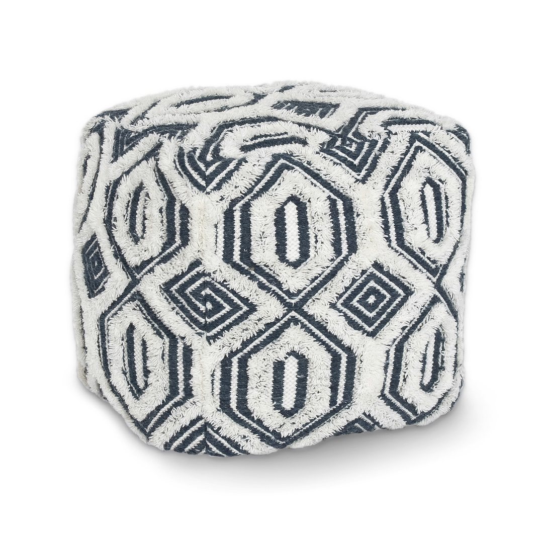 Bohemian Agra Pouf
