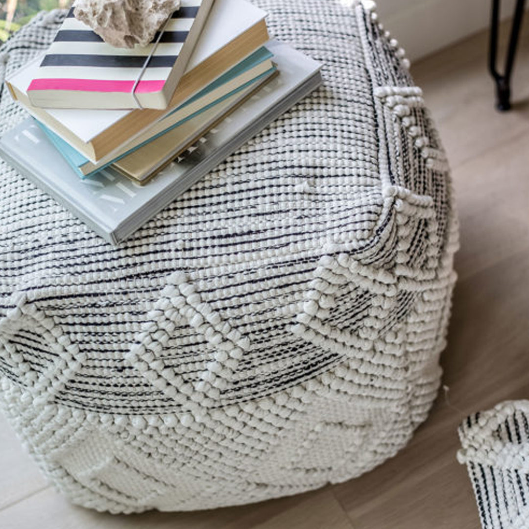 Bohemian Bombay Pouf