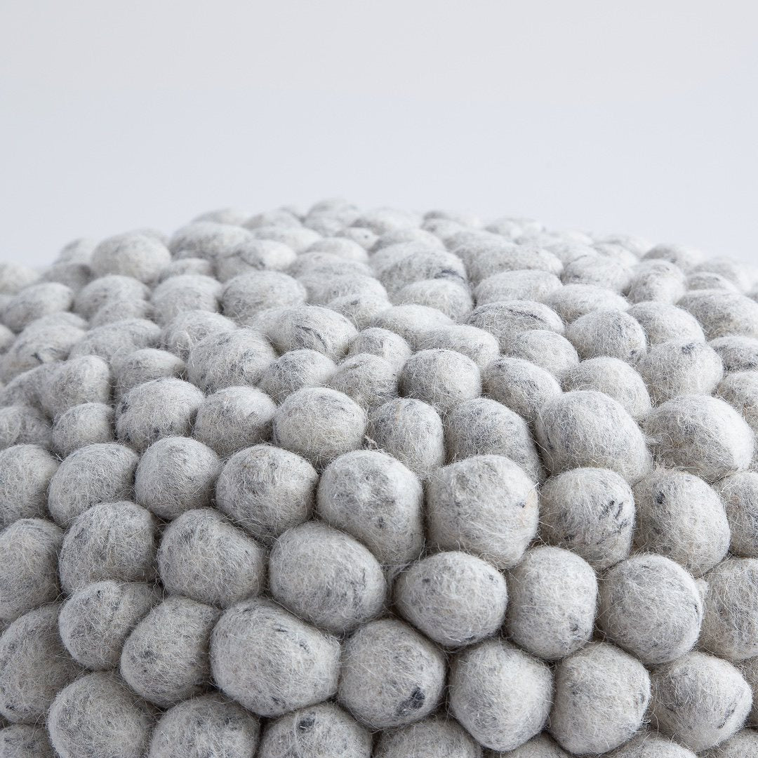 Bohemian Pebble Pouf - Grey