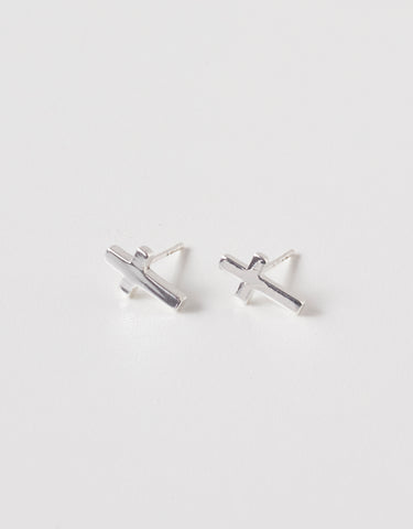 Bloc Earrings - Silver