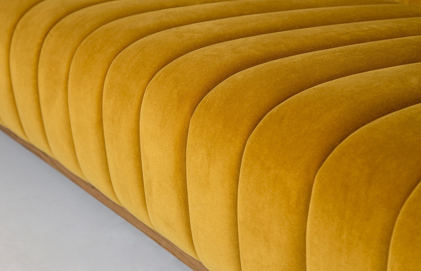 Elliot Condo Size Sofa - Mustard