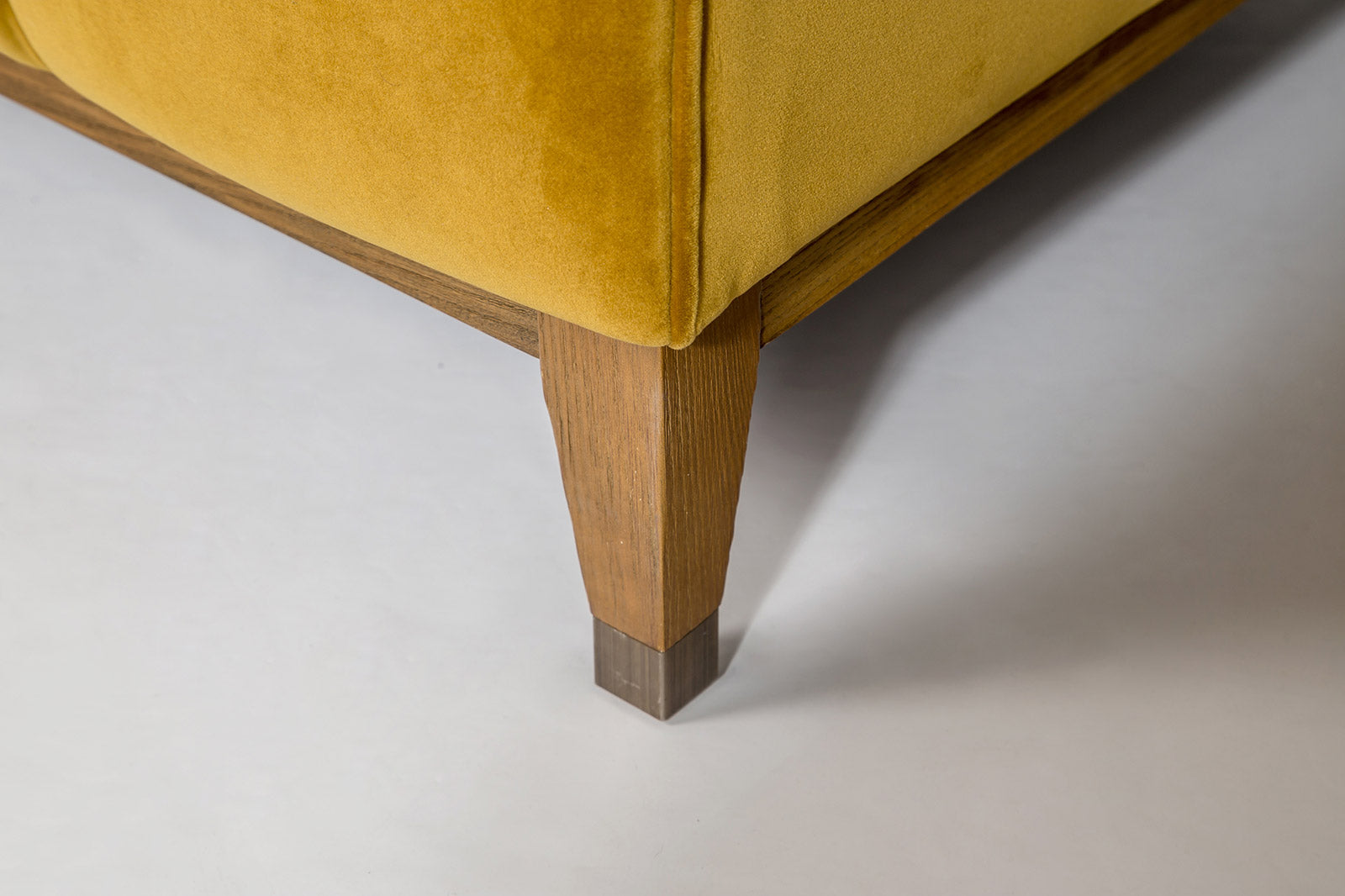 Elliot Condo Size Sofa - Mustard