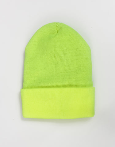 Tony Beanie - Neon Yellow