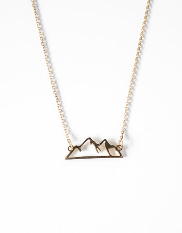 Antler Necklace - Gold