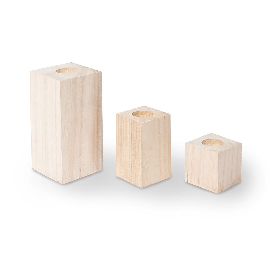 Nova Square Tealights (Set of 3)