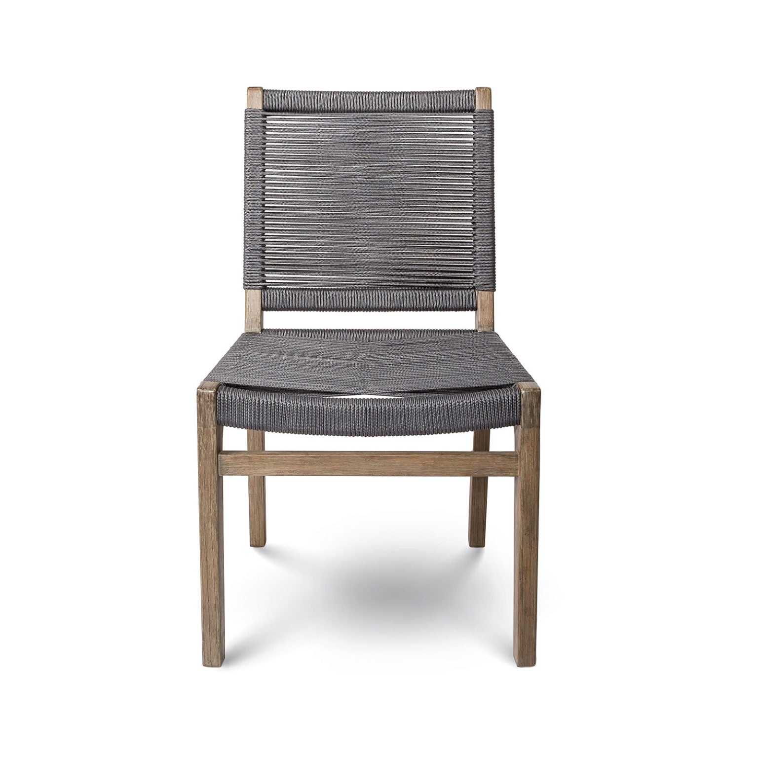 Farah Dining Chair - Mink with Grey Rope