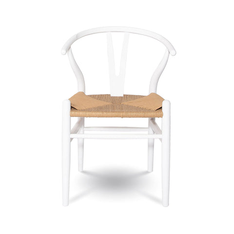 Frida Dining Chair - Black with Natural Seat