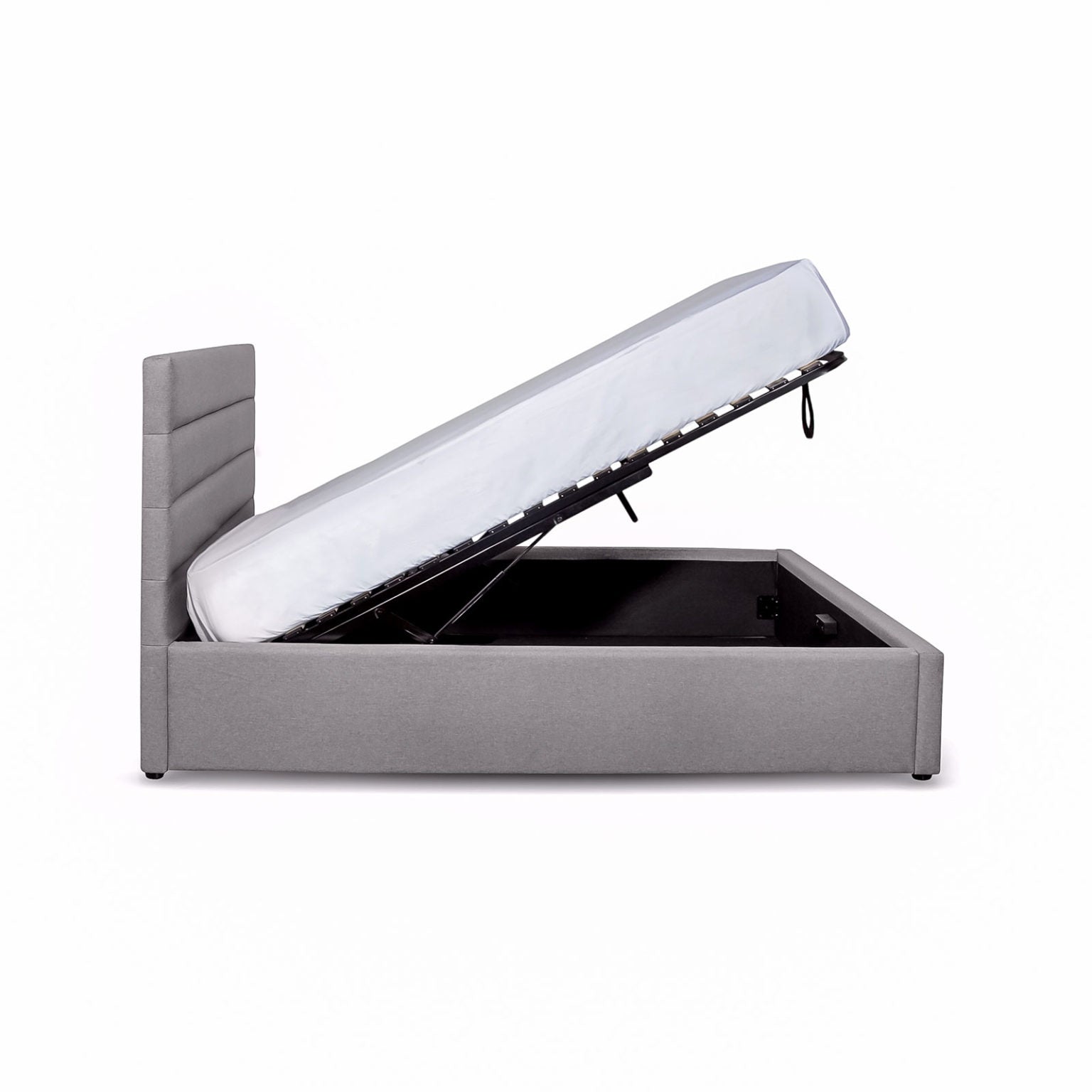 Justin Queen Storage Bed - Greige