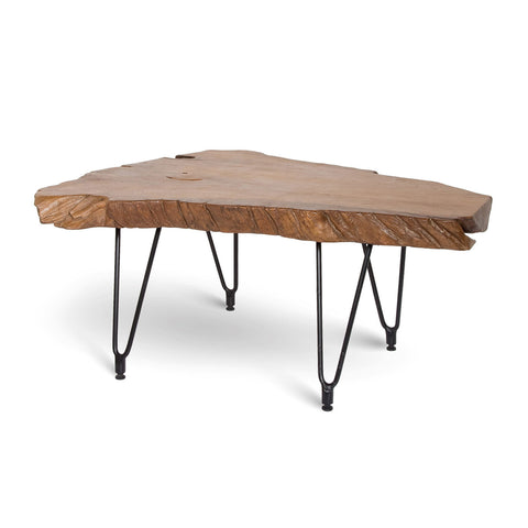 Florence Coffee Table - Black Marble with Black Base