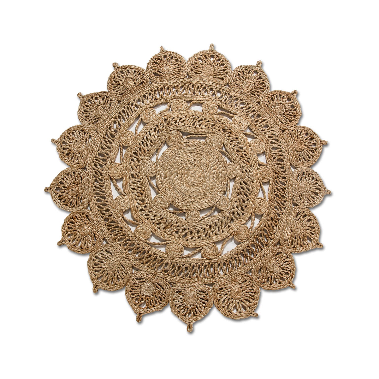 Dandelion 6ft Round Rug - Natural