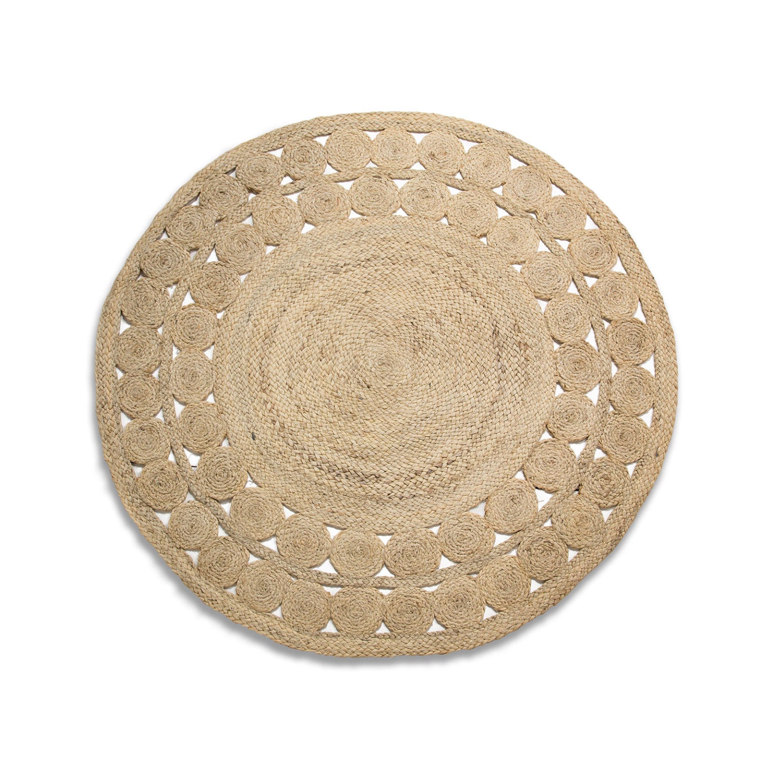 Dream 4ft Round Rug - Parchment