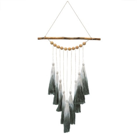 Ombre Tassel Wall Hanging - Teal