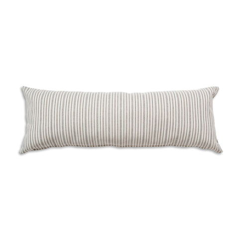 Breathe Long Kidney Cushion - Cream Stripe