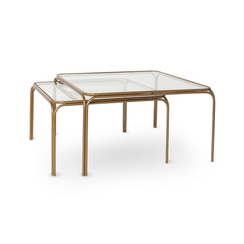 Deco Coffee Tables (Set of 2) - Gold