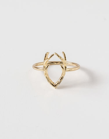 Antler Ring - Gold