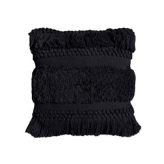 Bohemian Macrame Cushion - Black