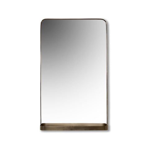 Droplet Floor Mirror - Gold