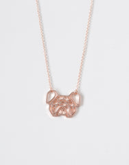 Dog Necklace - Rose Gold