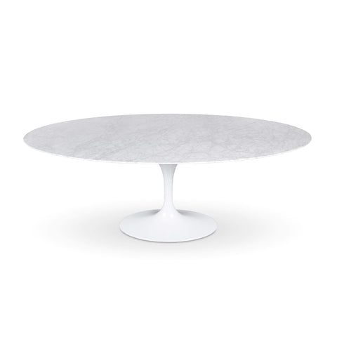 Flute Condo Size Oval Dining Table