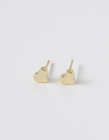 Heart Earrings - Gold