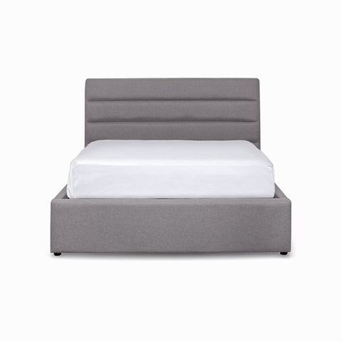 June Single Storage Bed - Horizon Grey