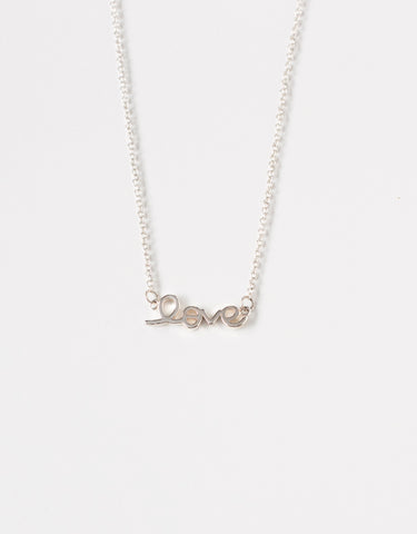 Love Necklace - Silver