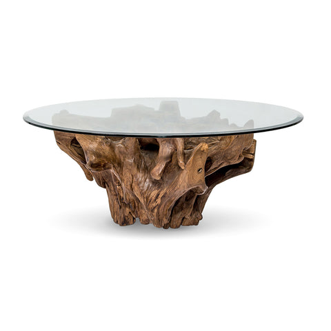 Natura Round Root Condo Size Coffee Table